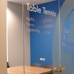 Table Tennis Internal Window Graphic