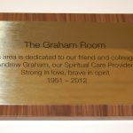 Graham Room Internal Brass Plaque