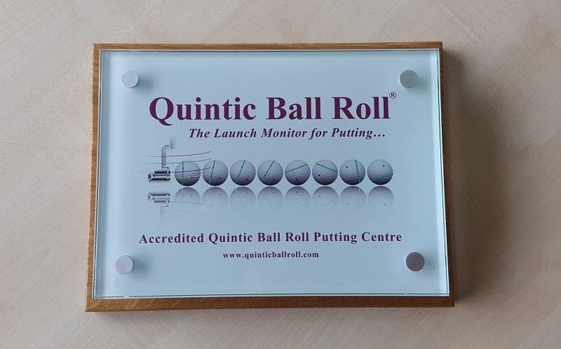 Quintic Ball Roll Plaque