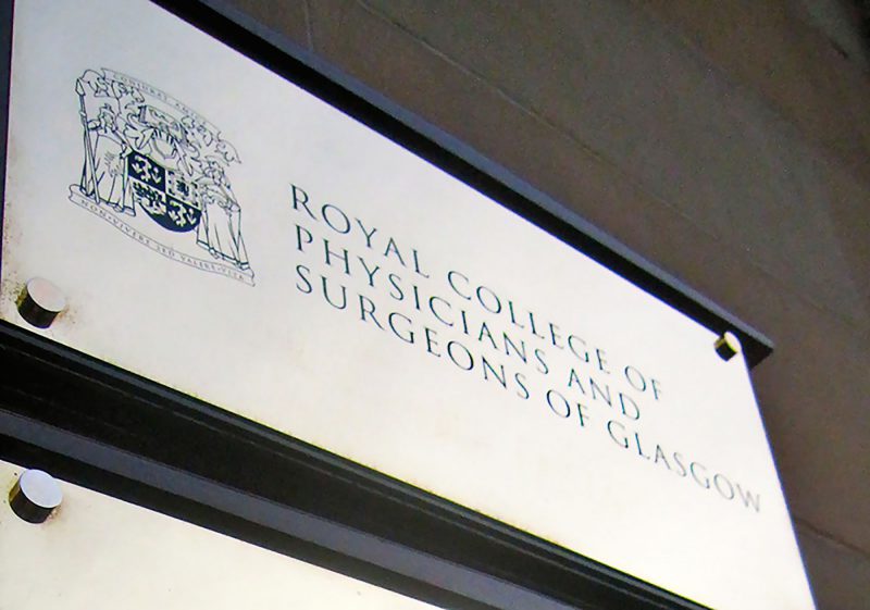 Royal College Physicians and Surgeons Plaque