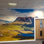 Digital Wallpaper Mountain Scene
