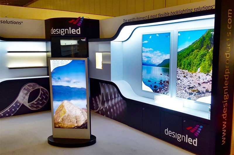 Design LED Totem Exhibition Stand