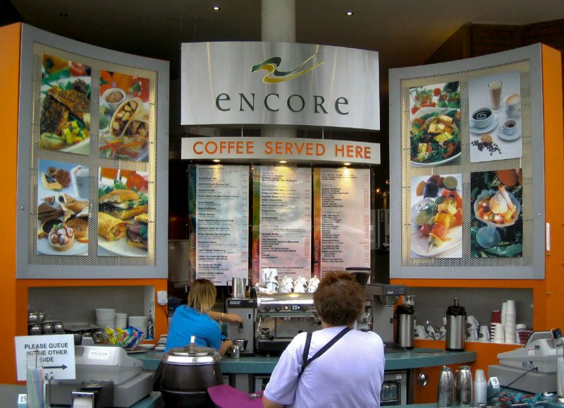 Encore Catering Cafe Signage