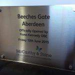 McCarthy & Stone Stainless Steel Plaque