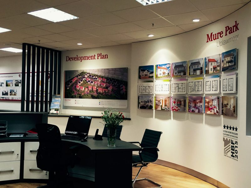 Mactaggart and Mickel Bespoke Curved Wall Graphics