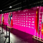 Printed Aluminium Backdrop for World Gymnasticts Championships