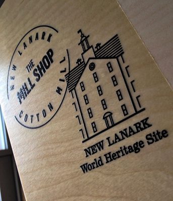 New Lanark World Heritage Direct To Wood Print