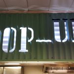 Pop-Up Corrugated Internally Illuminated Sign