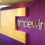 Marketing Suite Reception Sign at Tradewinds