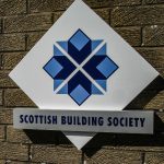 Scottish Building Society Fabricated Logo on Wall
