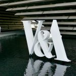 V&A Fabricated Logo in Water
