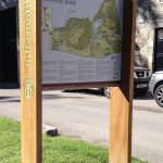 Oak Sign with Large Format Digital Print