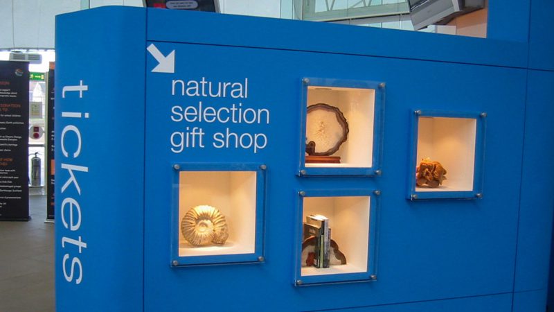 Dynamic Earth Ticket Office Displays