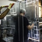 Assembling Glass Plaques for Illumination