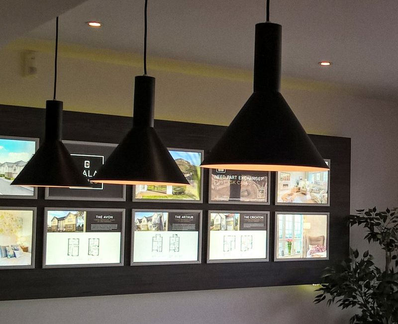Illuminated Housetype Panels in Bespoke Frame