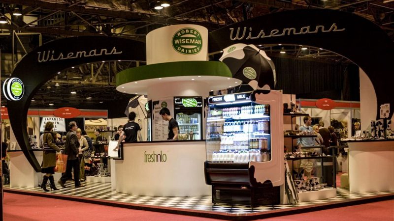 Bespoke Trade Show Stand and Milk Bar