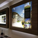 Illuminated Panels in Property Marketing Suite