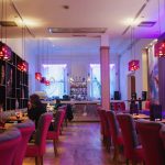 Glitzy bar and restaurant interior fit out
