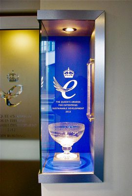 Queen’s Awards Bespoke Trophy Display Case