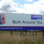 Strathclyde Homes Panel and Post Billboard