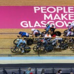 Velodrome branding for track cycling event at UCI World Championships